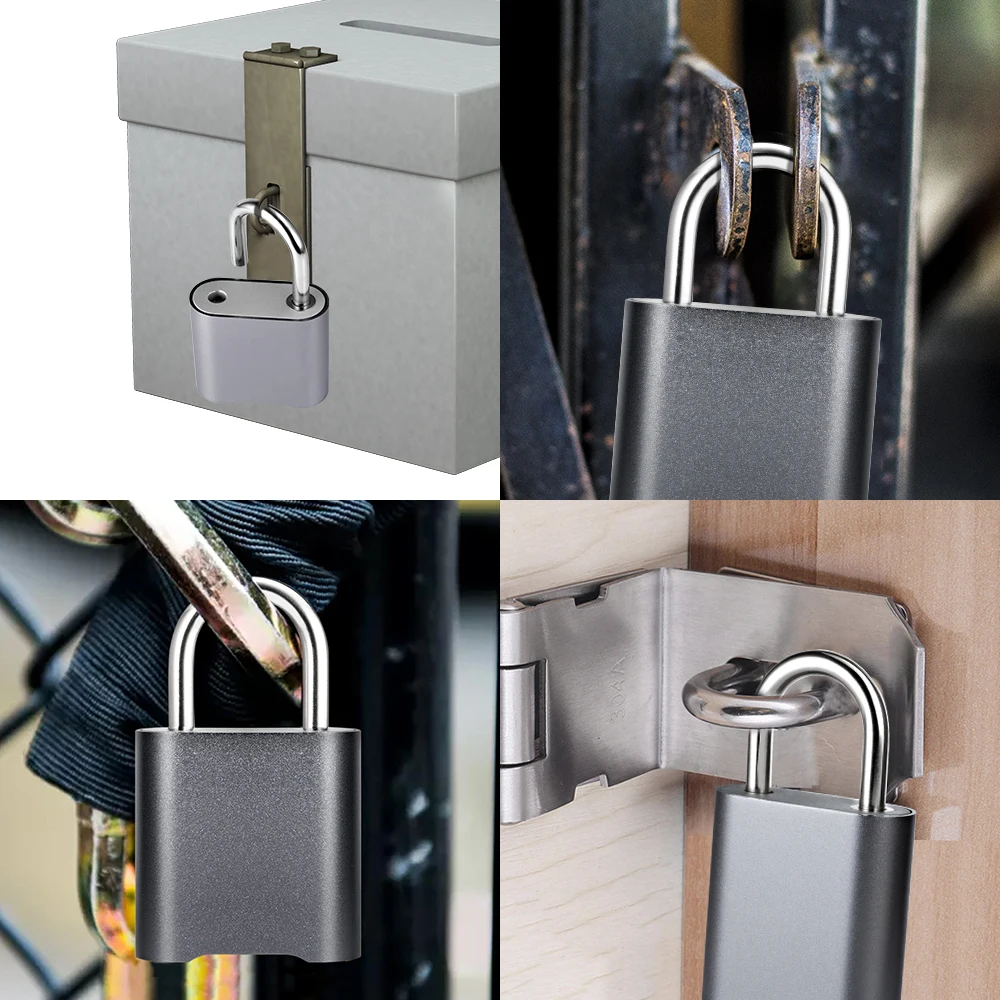 FUERS Мини Смарт отпечатков пальцев Bluetooth висячий замок с ключами домашней