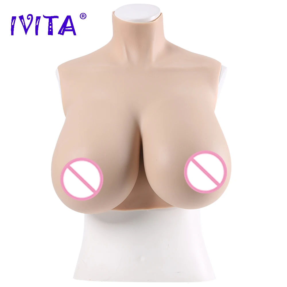 Искусственная силиконовая грудь IVITA Реалистичная поддельная I Cup Enhancer для