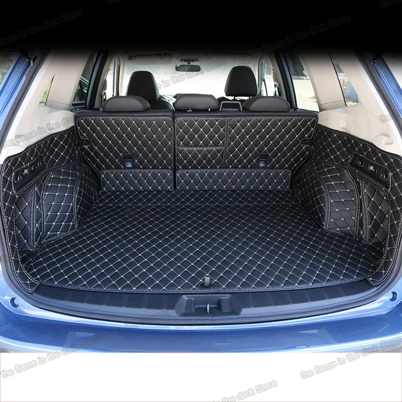Коврик для багажника из волоконной кожи lsrtw2017 subaru forester 2019 2020 SK 2021|Лепнина