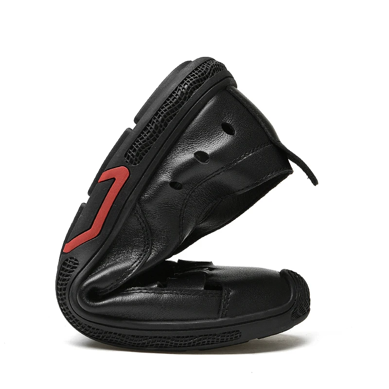 Сандалии мужские из натуральной кожи роскошные брендовые Мокасины деловые