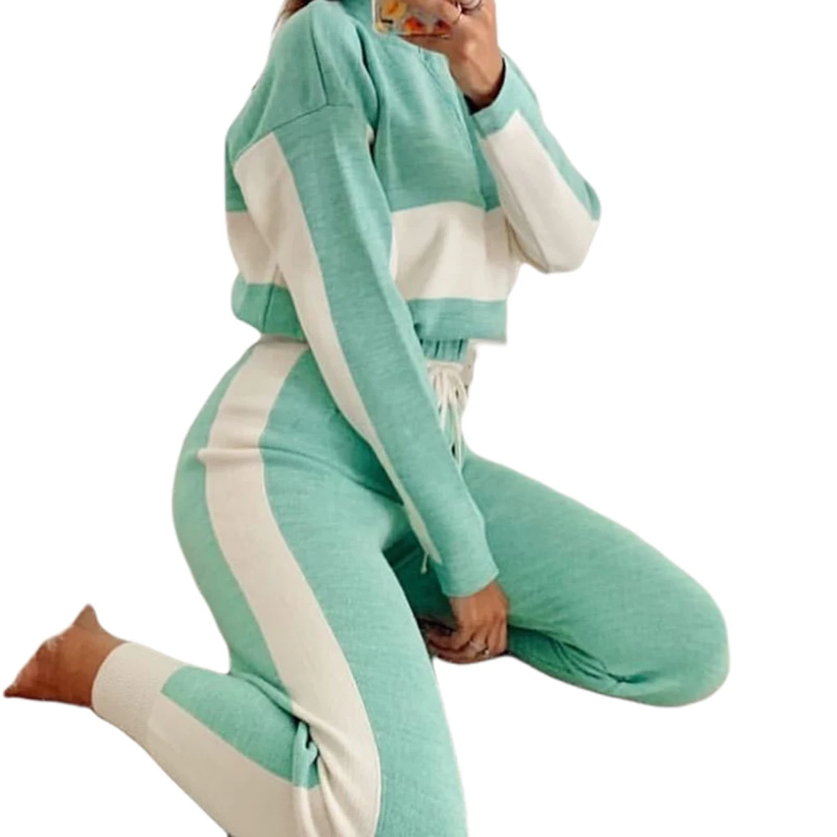 

Fashion Women Sets Autumn Woman Clothes Long Sleeve Tops+ Long Pants 2 Piece Outfits Women Track Suits Lounge Set