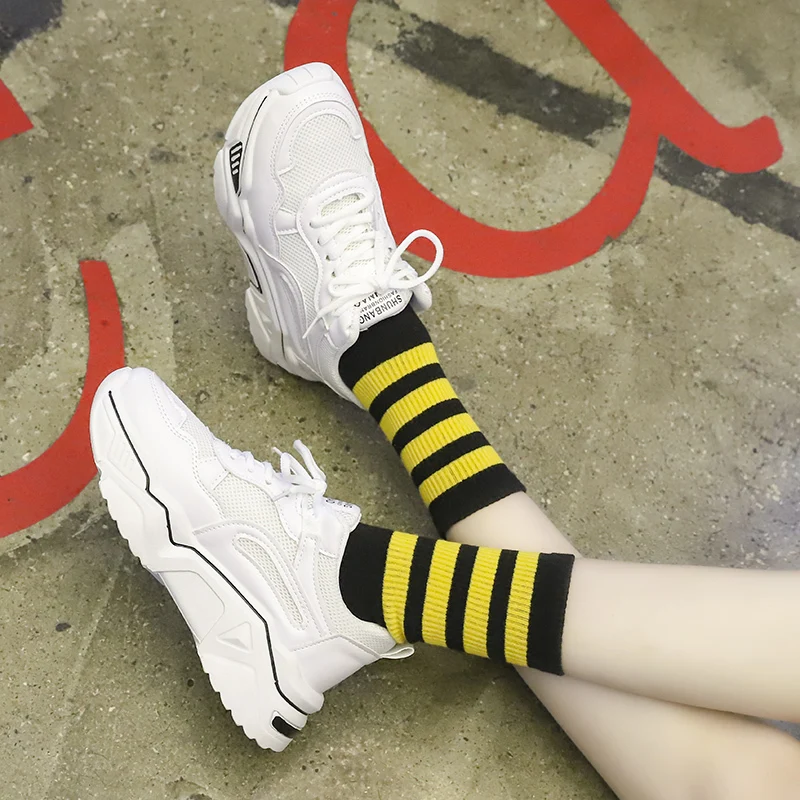 2018 дышащая сетчатая женская повседневная обувь вулканизированные женские