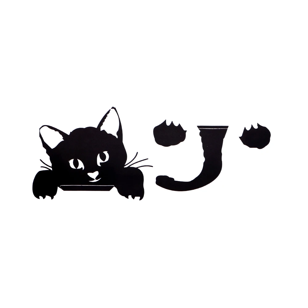 Наклейка на стену кошка водостойкая и маслостойкая | Дом сад