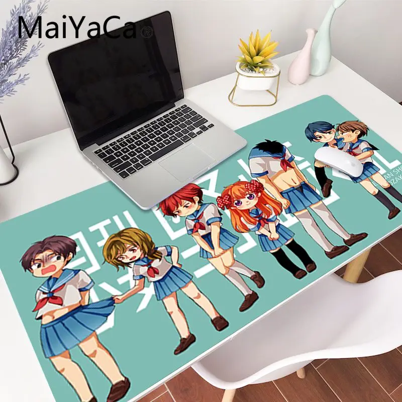 

MaiYaCa Monthly girl Nozaki Rubber Pad to Mouse Game Rubber Gaming Mouse Mat xl xxl 600x300mm for Lol world of warcraft