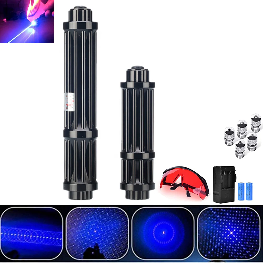 Синяя лазерная указка с регулировкой фокуса 450 нм|Стилусы| |