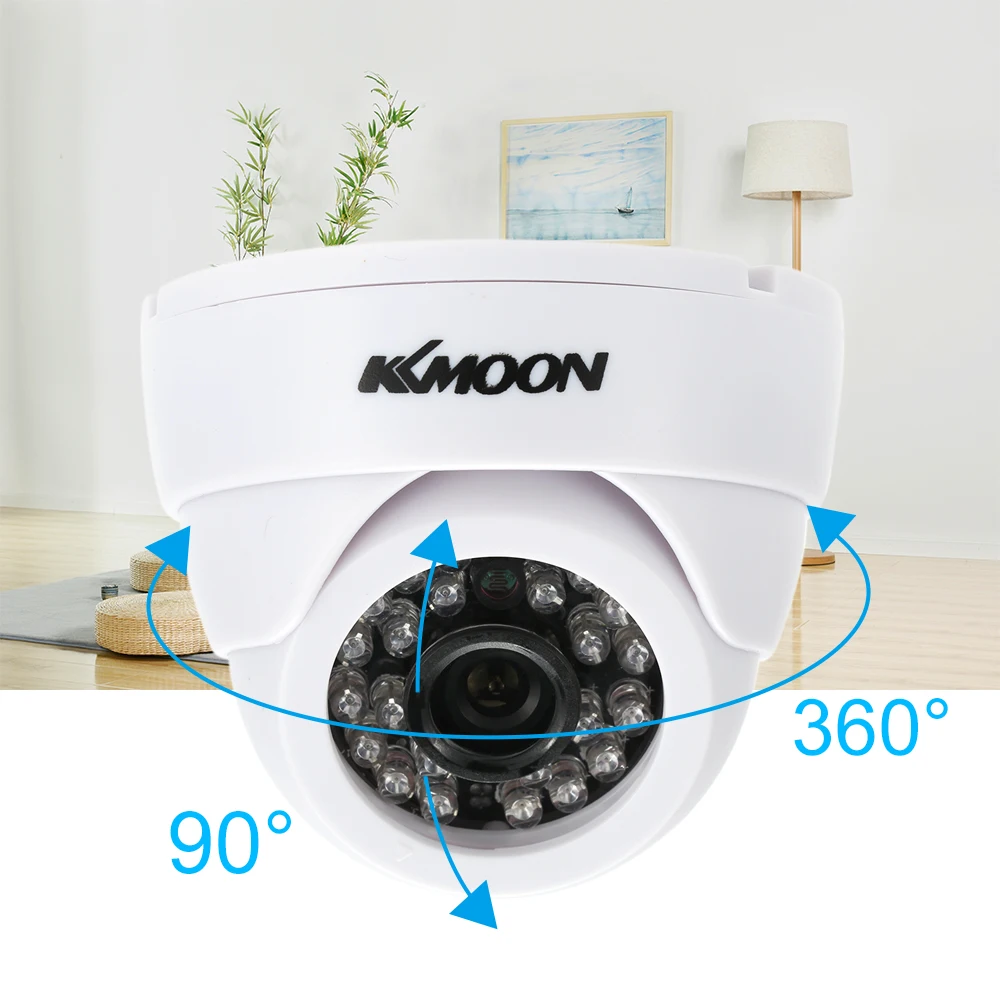 KKmoon 1/3 cmos 1200TVL cctv аналоговая камера видеонаблюдения с объективом 3 6 мм