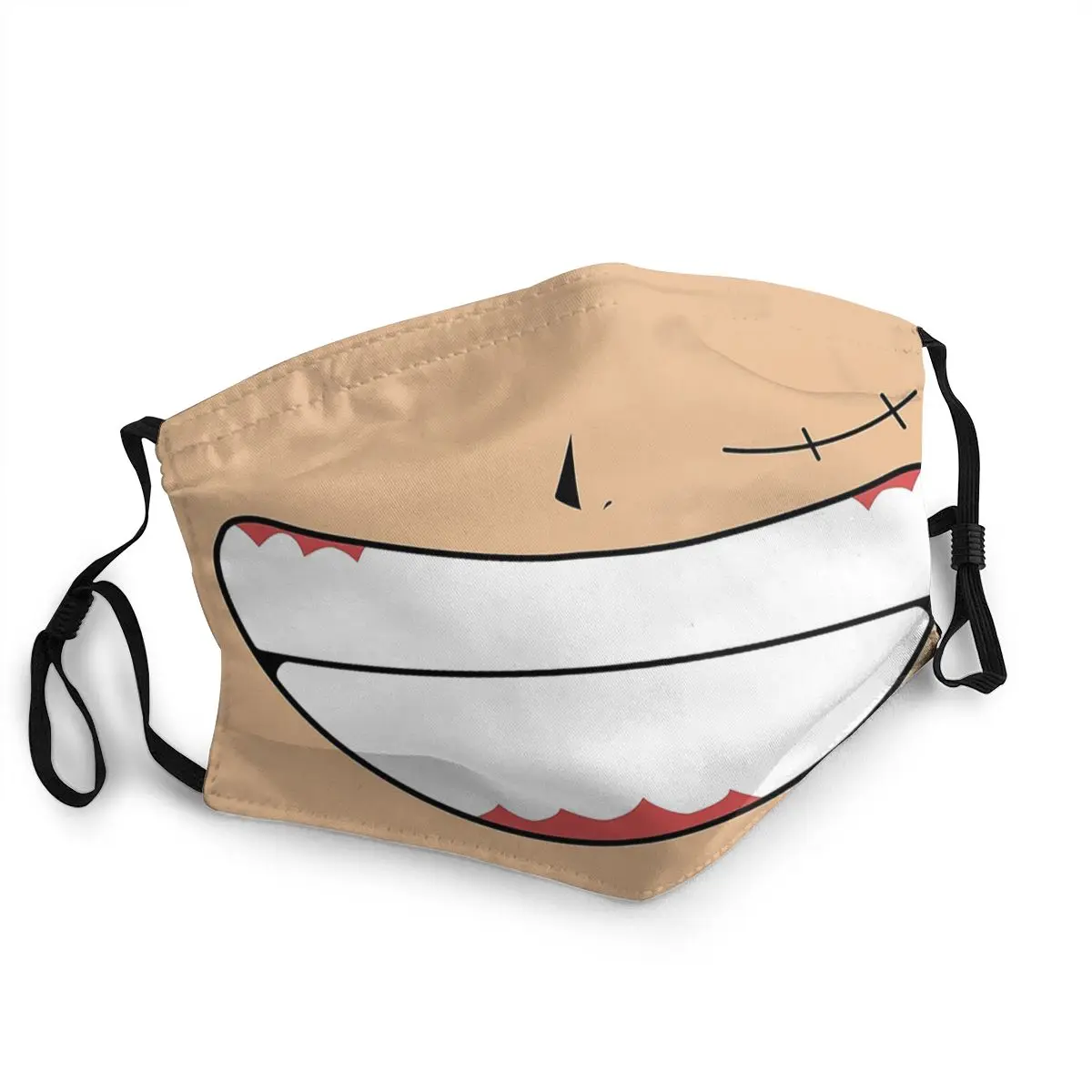 

One Piece Monkey D. Luffy Smile Reusable Printed Mouth Face Mask Windproof Cold Proof Winter Protection Cover Muffle Men Women