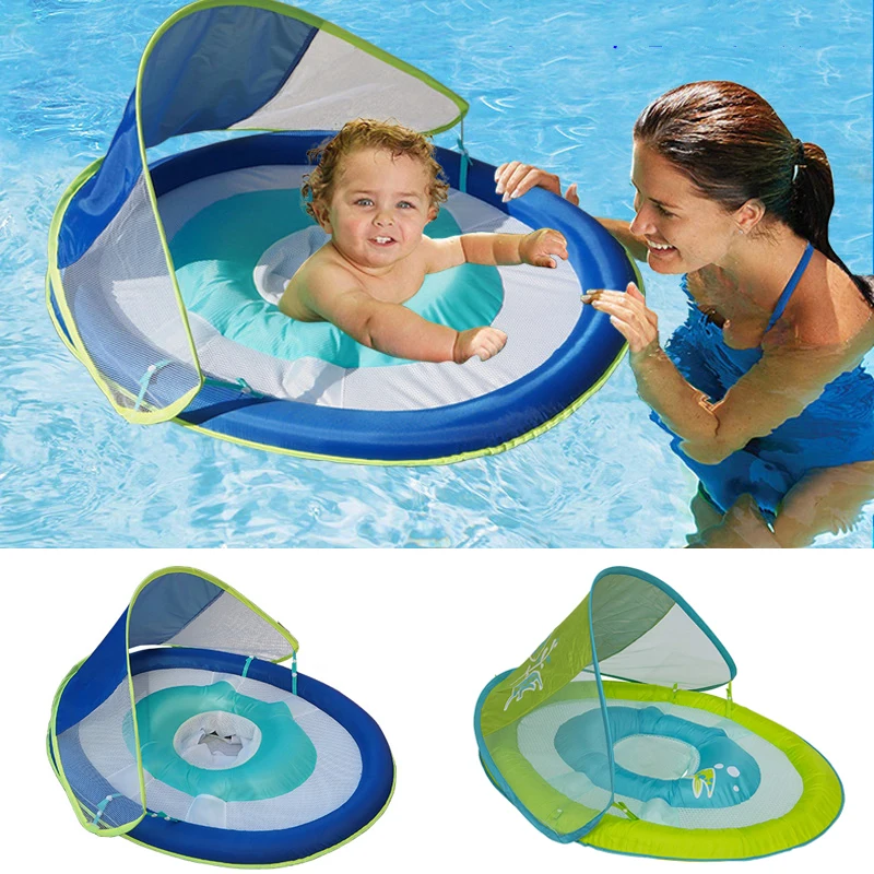 Детское однотонное плавающее кольцо не Надувное детское безопасное сиденье для