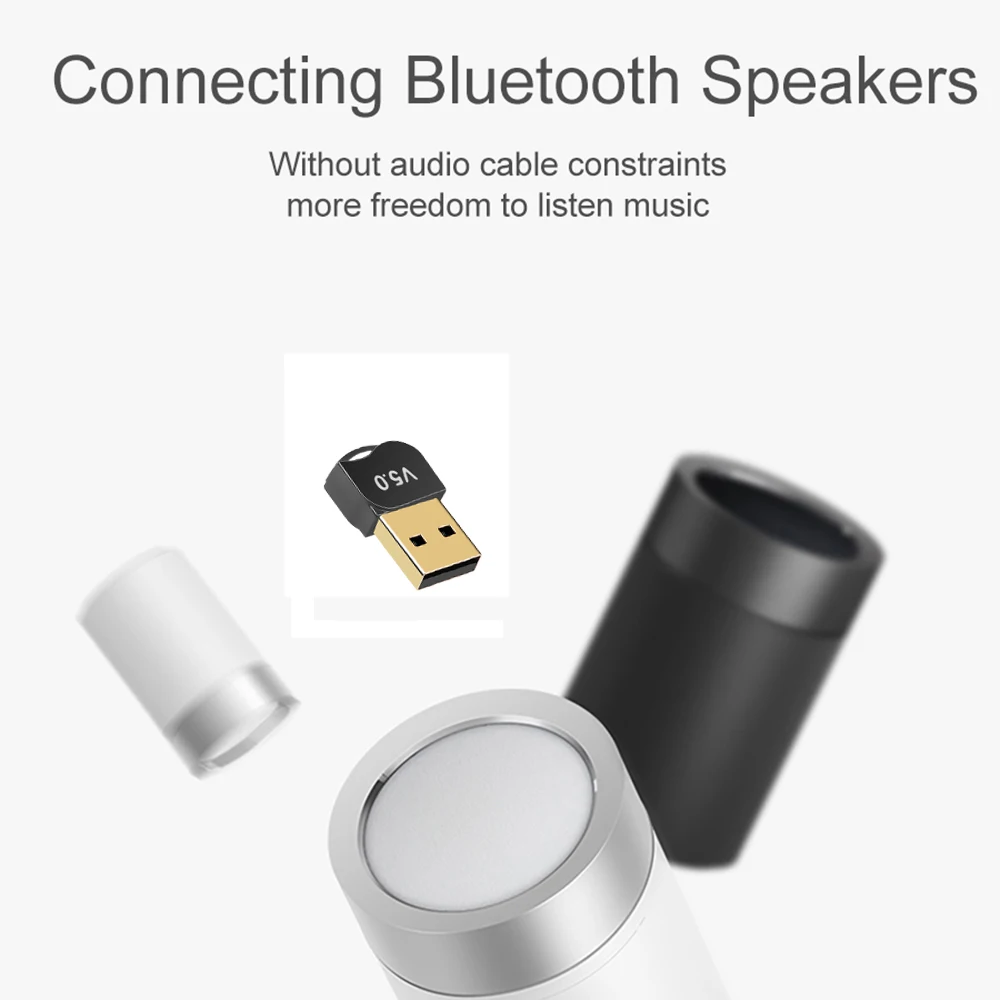 Bluetooth-адаптер kebidu USB V5.0 двухрежимный беспроводной | Электроника