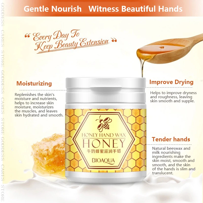 Отшелушивающая маска для рук восковая эссенция парафин ванны гиалуронат натрия