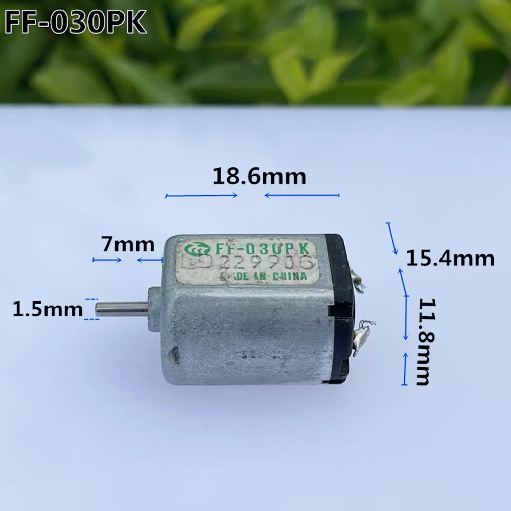 Электродвигатель Mabuchi Mini FF-030PK 5 шт./лот 3-9 В постоянного тока 7 4 16500 об/мин