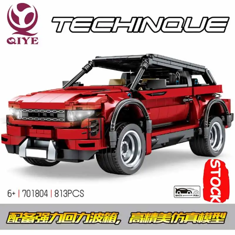 QIYE 2020 Land New Rover Lepinblocks 813 шт Technic внедорожники Lepining 42110 peed идеи для гоночных