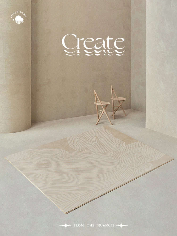 Ковер искусственный ковер для спальни цельная кровать Шелковый стиль Ins