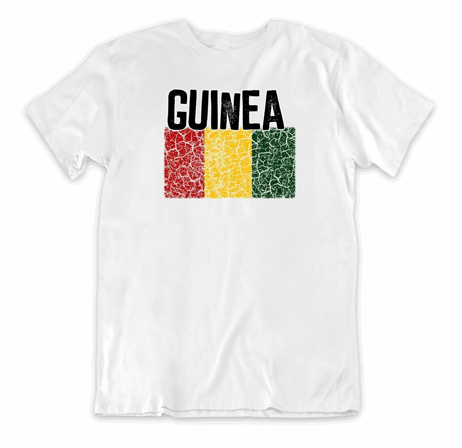 

Flag T-Shirt Guinea Fashion Country Souvenir Gift Tee Pride logo