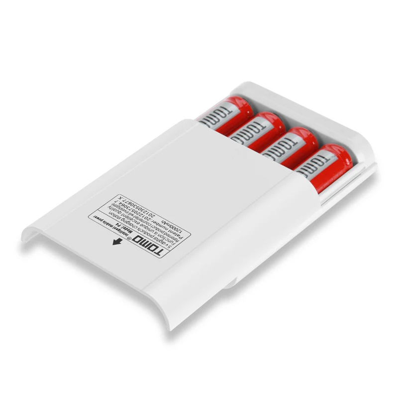TOMO 18650mA USB Li-Ion интеллектуальное зарядное устройство умный DIY Мобильный Внешний
