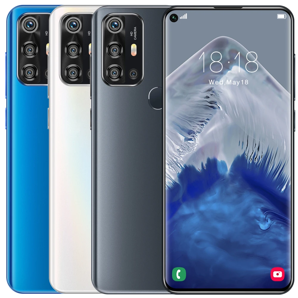 

2020 New 6.8inch V19Pro Smartphone New MediaTek 4 Camera 8 256GB ROM Face ID Deca Core Global Version Mobile Phone