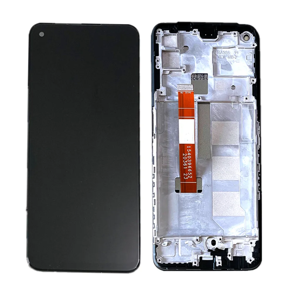6 5 for oppo a73 5g cph2161 lcd display with frame touch panel digitizer assembly for oppo realme v5 5g lcd screen replacement free global shipping
