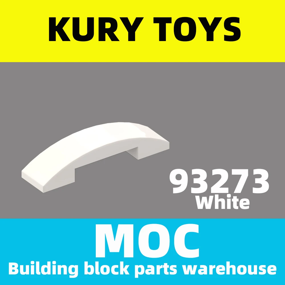 

Kury Toys DIY MOC For 93273 Building block parts For Slope, Curved 4 x 1 Double