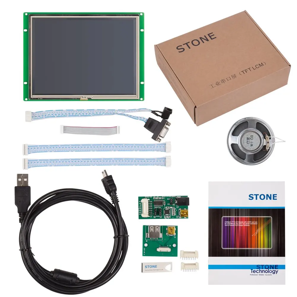 2 5-дюймовый ЖК-дисплей HMI TFT с контроллером + программа сенсорный монитор