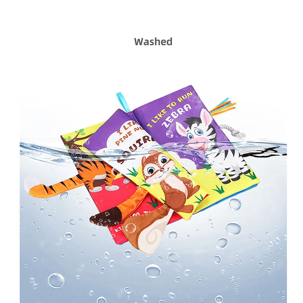 Детские игрушки детская книга для раннего развития тканевые книги детей