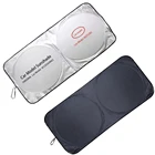 Солнцезащитный козырек для переднего окна автомобиля, с логотипом, солнцезащитный козырек, защита от ультрафиолета для автомобиля