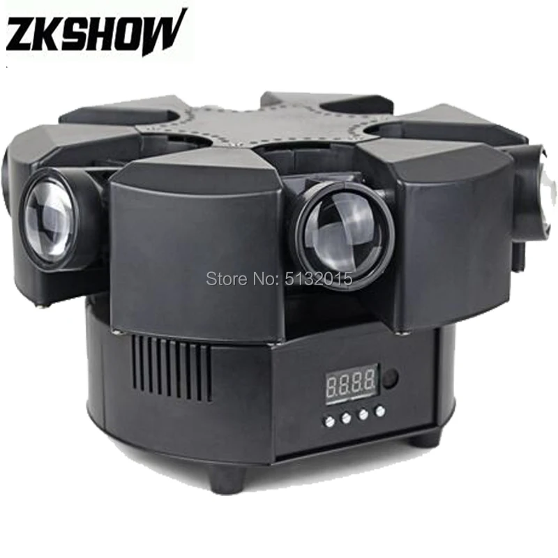 4 шт./лот 6*10 Вт Cree RGBW светодиодный светильник вращающийся для диджея