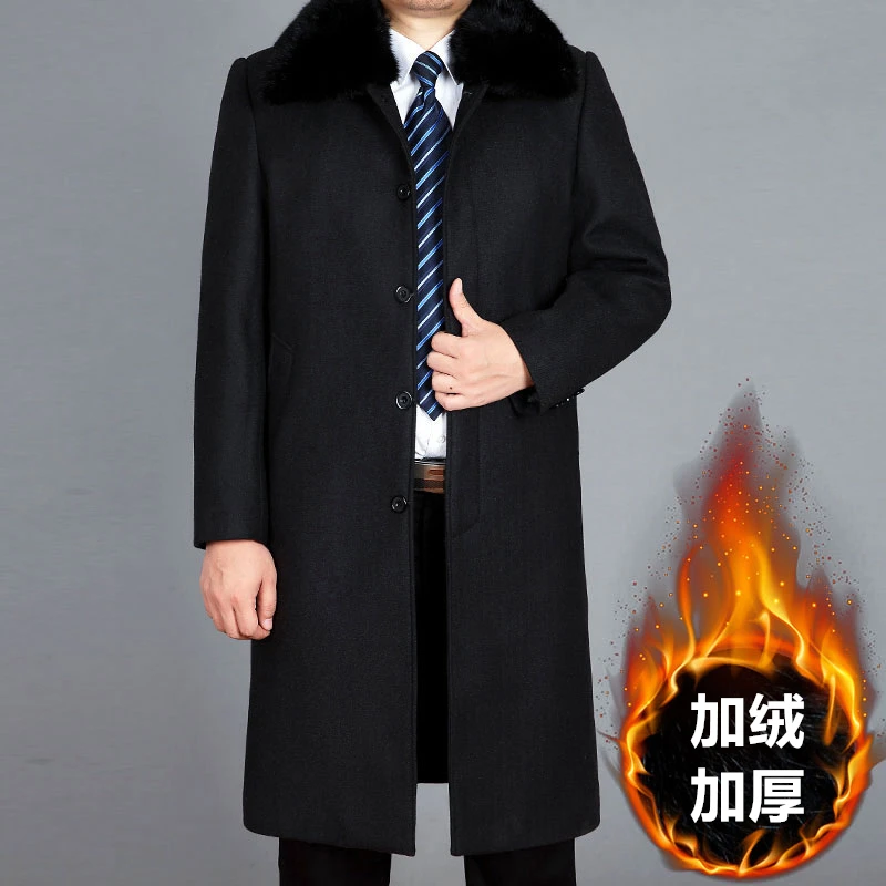 И куртки 2020 пальто из кроличьего меха Мужская брендовая одежда длинная мужская