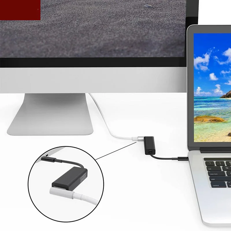 

USB 3.1 Type C Male to Magsafe 1/2 5Pin Cable Cord Converter Adapter Suitable for Macbook Notebooks Smartphones with USB-C Ports