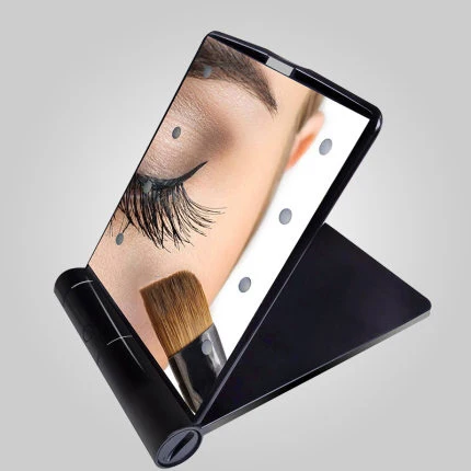 Светодиодный мини зеркало для макияжа портативный складной светильник