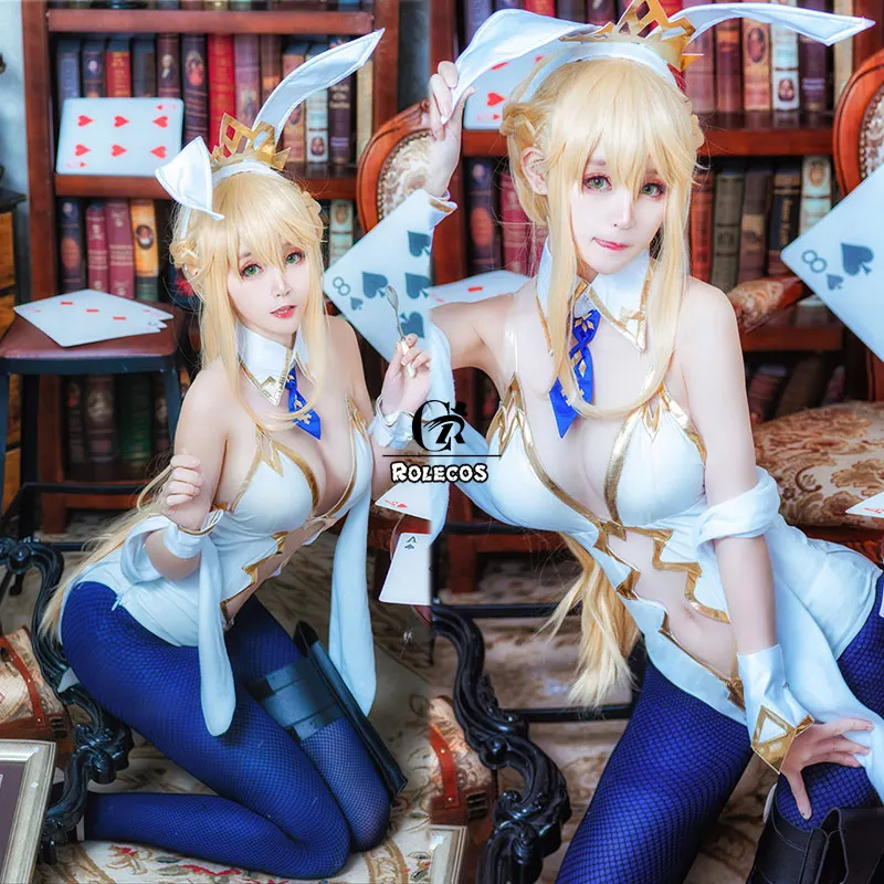 ROLECOS судьба Arutoria Pendoragon Косплэй костюм комбинезон FGO сабля Для женщин сексуальный