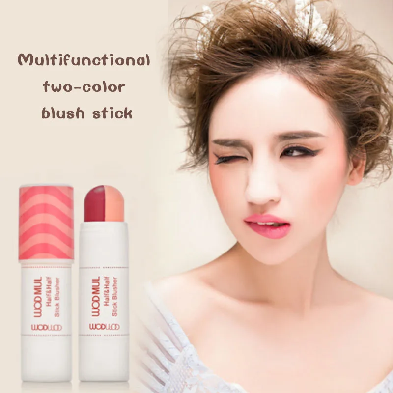 Новое поступление 3 цвета освещаемый румяна порошок Румяна Макияж Минеральный