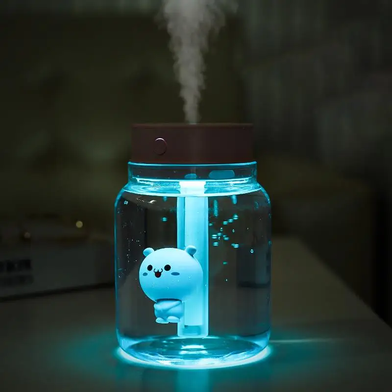 KBAYBO 400ML Candy Bottle USB Humidifier Cool Mist Maker Reduce Radiation Function Aromatherapy Household Air Purifier Gift | Бытовая