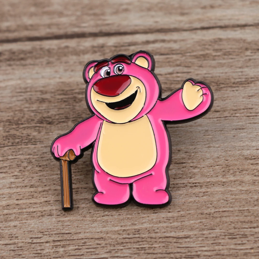 Эмалированная брошь в виде медведя из мультфильма История игрушек YQ393 | Украшения