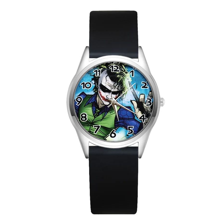 

Children's Cute Cartoon Style Women Student Boy Girl Leather Silicone Steel Strap Quartz Wrist Watches JC45