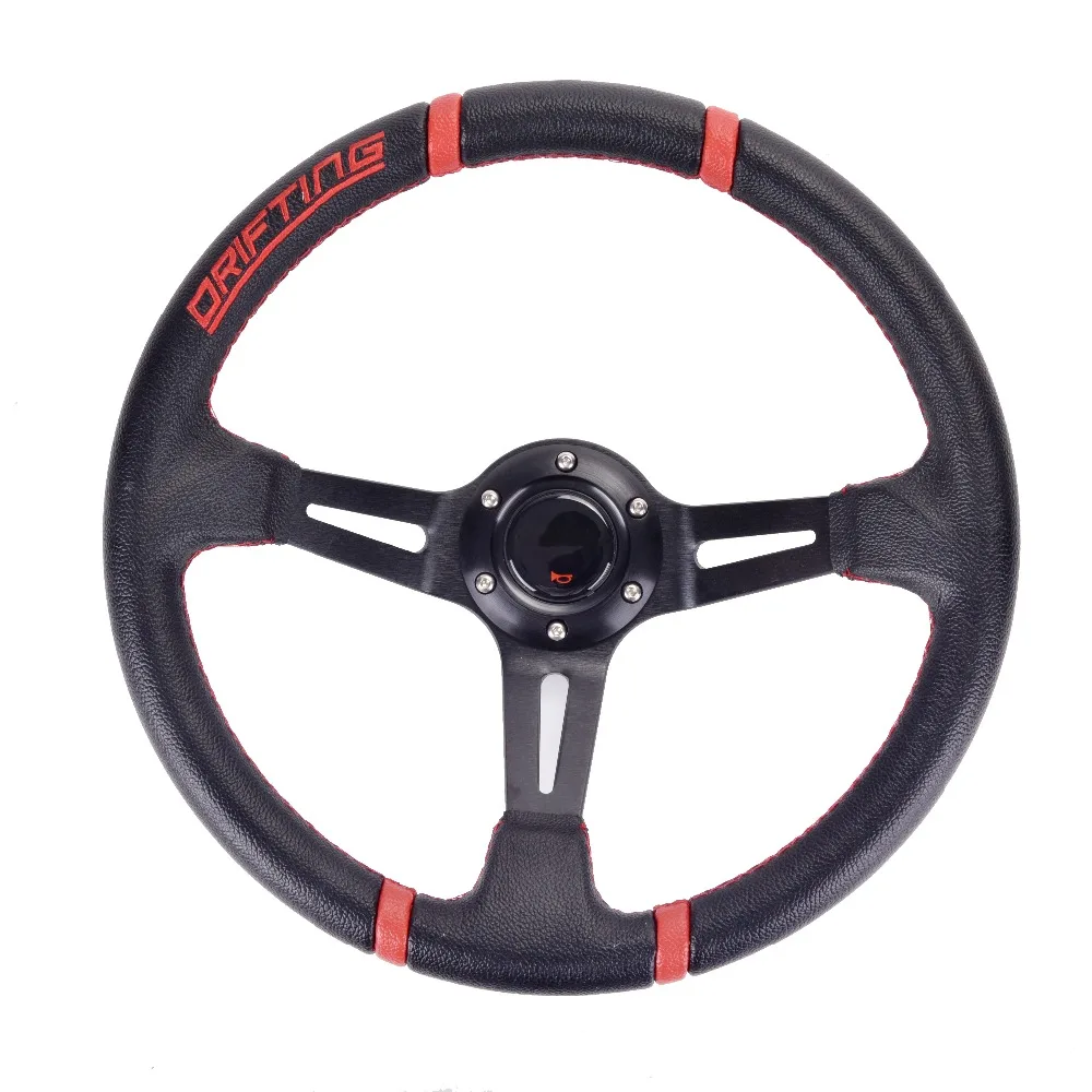 Универсальный 350 мм 14 дюймов спортивный руль Глубокий Кукуруза дрейфующий