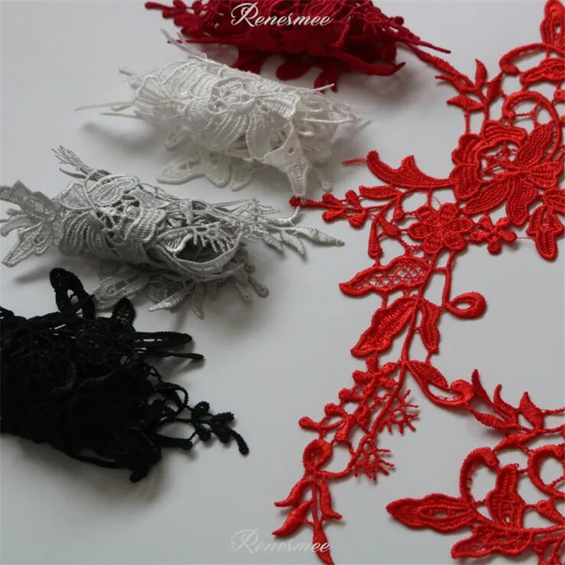 3 зеркальные пары Полиэстеровая красная бордовая черная слоновая кость