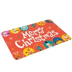 Рождественский Противоскользящий дверной коврик с Санта-Клаусом, уличный коврик, Рождественский Декор для дома, украшения, подарок на Рождество, 40*60 см