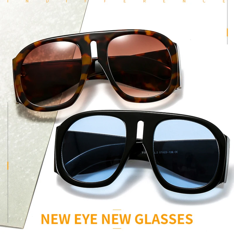 

Солнцезащитные очки в большой оправе для мужчин и женщин, Модные Винтажные Роскошные брендовые дизайнерские дорожные солнечные очки для во...