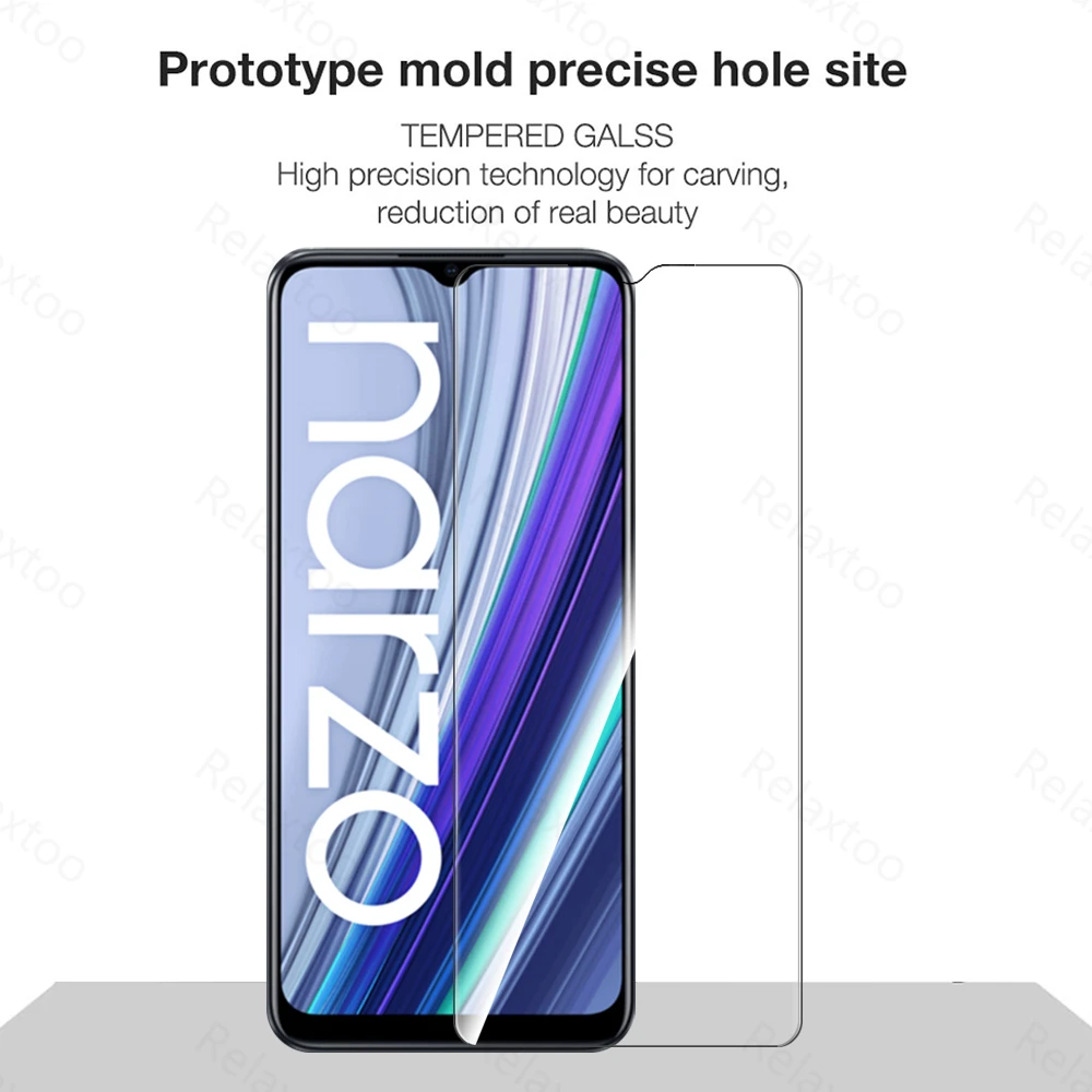 Чехол Realmy Narzo 30A 3 шт. закаленное стекло для Oppo Realme Narzo30A 30 A Защитное телефона realmi real