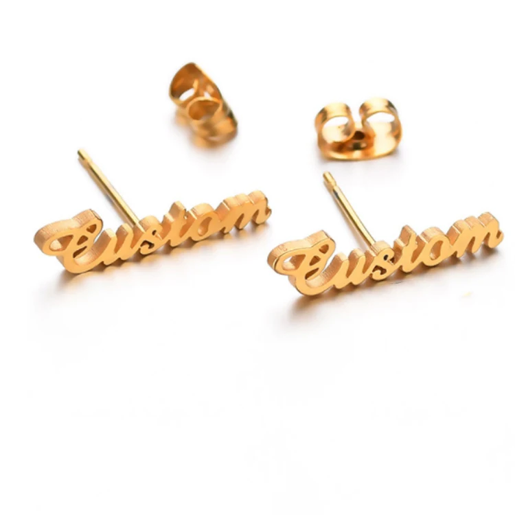 Серьги-гвоздики женские из нержавеющей стали ручной работы 1 пара | Украшения и