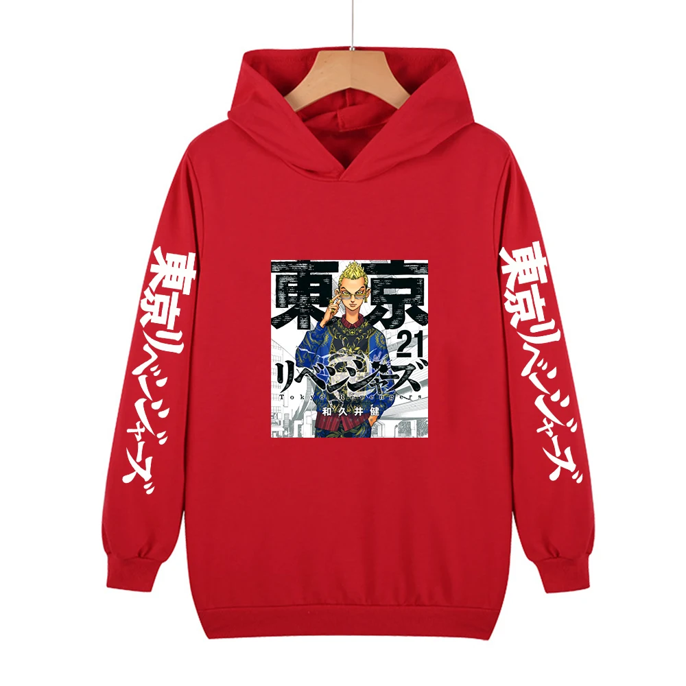 

Japan's Tokyo Revengers Mikey New Creative Hoodies Men Women Anime Print Hooded Boys Girs Sweatshirts Loose Pullover Streetwear