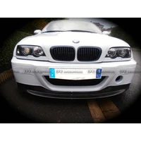 Car-styling For BMW E46 CSL Style Carbon Fiber Front Lip Fit CSL Style Front Bumper Only