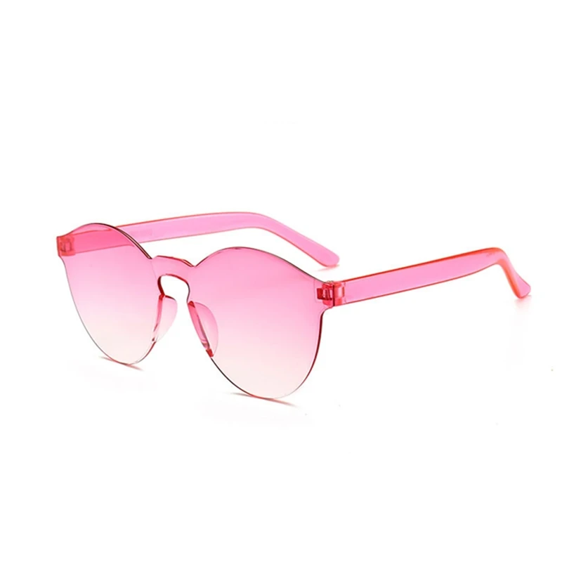 

Fashion Vintage Rimless Sunglass Women Luxury Brand Design Round Transparent Shades Sun Glasses Female Oculos De Sol Gafas UV400