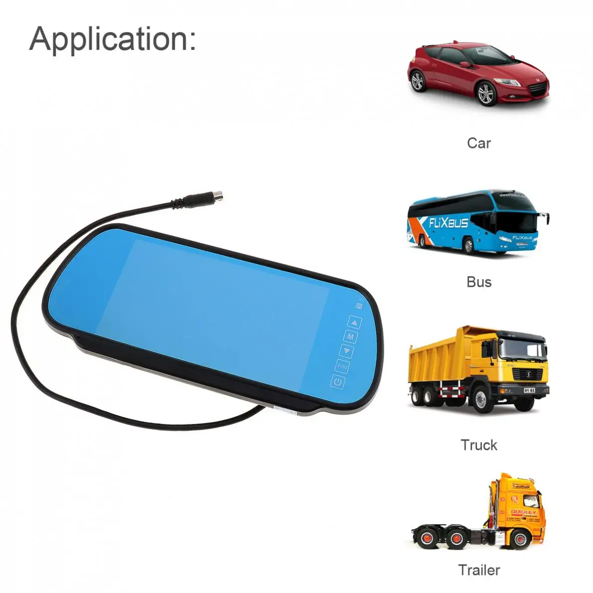 7 дюймов Цвет на тонкопленочных транзисторах тонкоплёночных ЖК дисплей