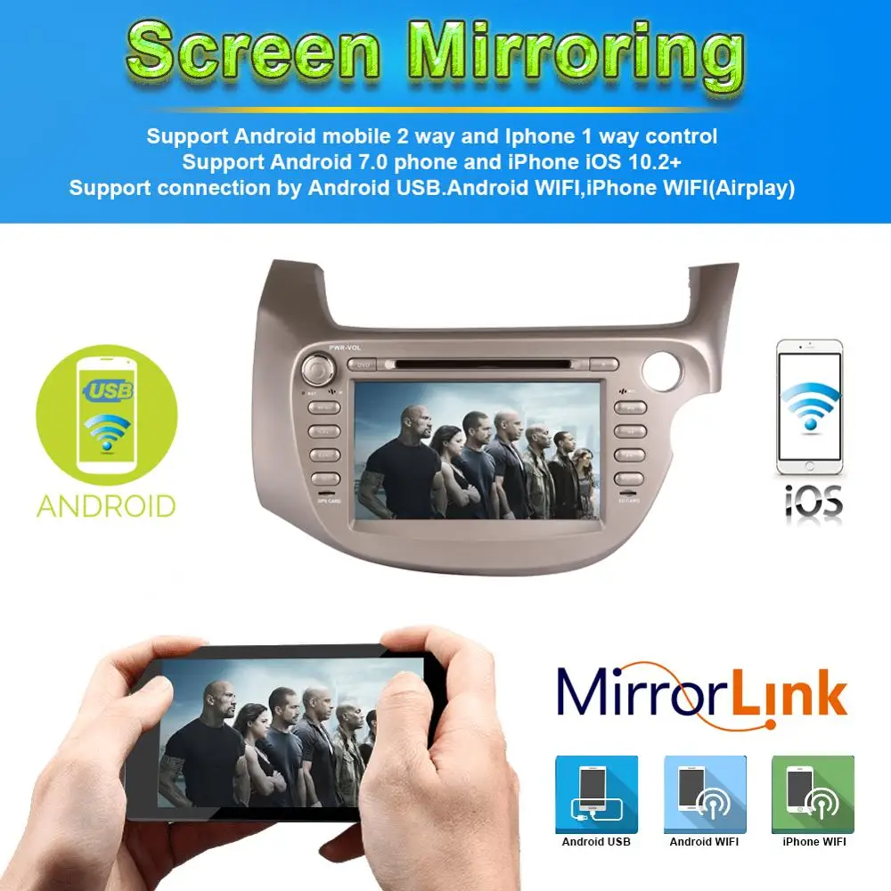 Android 10.0 Octa Core Auto Radio Stereo Multimedia DVD Player For Honda Fit/Jazz 2007-2013 Right Driving Car GPS Navigation | Автомобили