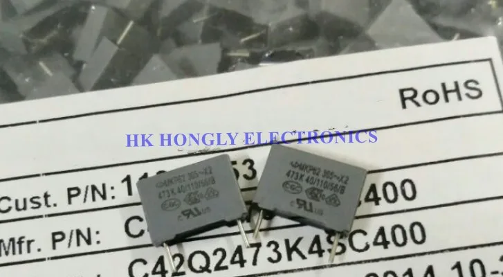 100 шт. MKP62 305V X2 473K 683K 224K 0 047 мкФ 068 22 Р = 10 мм самый популярный пленочный