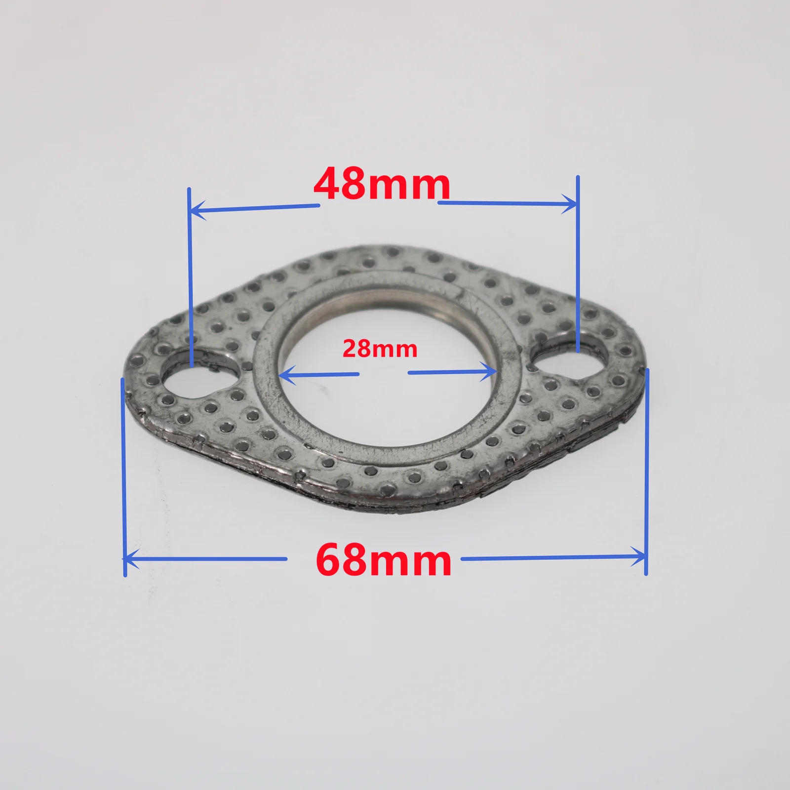 WILEBO Высококачественная Металлическая Прокладка выхлопной трубы для GY6 50cc 125cc 150cc