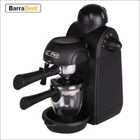 mini house hold expresso coffee machine semi automatic coffee maker latte and cappuccino frothing steam pump 240ml