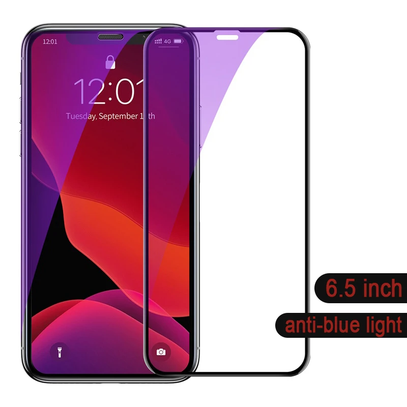 Baseus 0,23 мм Защитное стекло для iPhone 11 Pro Max Новое поступление полное покрытие закаленное стекло протектор экрана для iPhone 11 - Цвет: For iPhone Xi Max