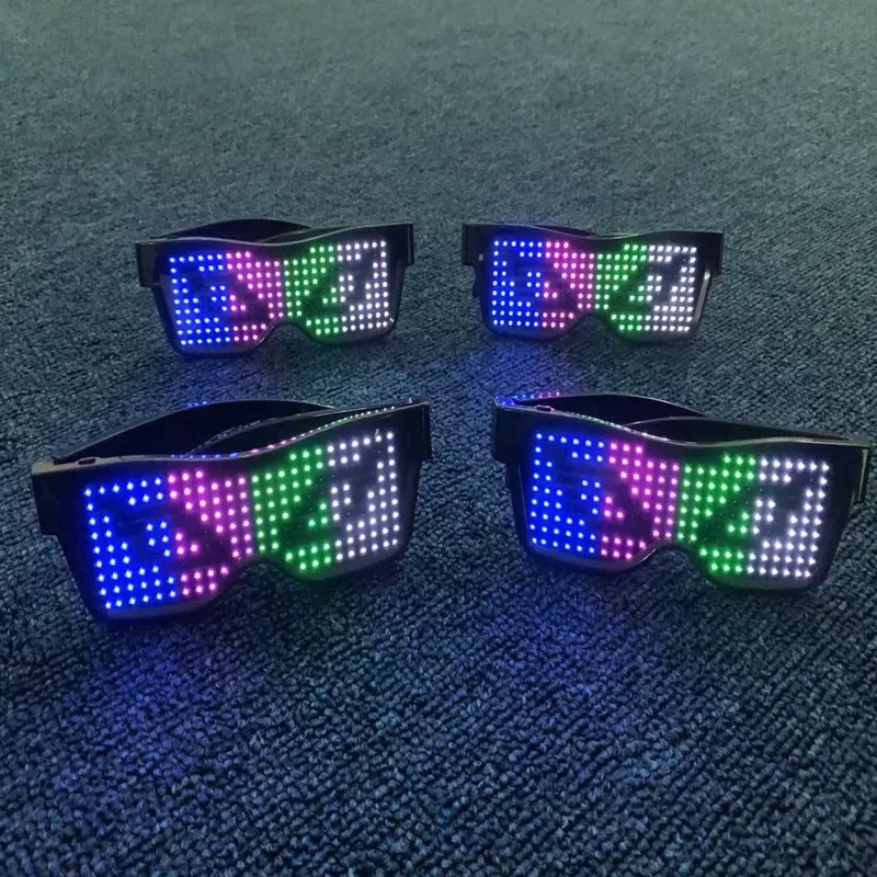 Oculos Led Bluetooth Magic Glass вечерние мигающие стекла es неоновые украшения для бара 2020
